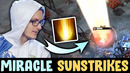 Miracle sunstrikes sniper — mid invoker