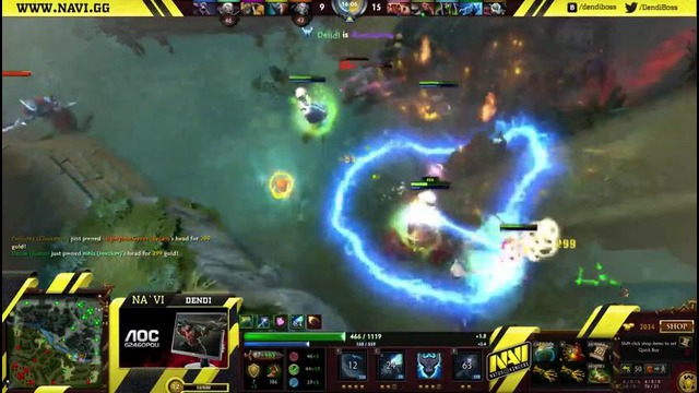 NaVI.Dendi играет на Razor + Комментарии