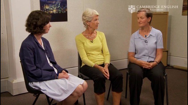 Examiners talking about Speaking Tests