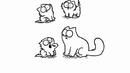 Саймон рисует котенка