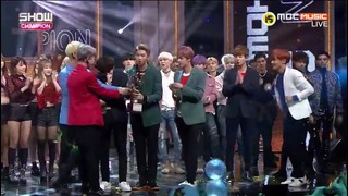 161019 BTS winning 1st place Show Champion (720p)