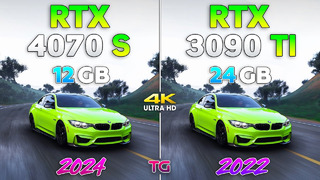 RTX 4070 SUPER vs RTX 3090 Ti – Test in 10 Games | DLSS3