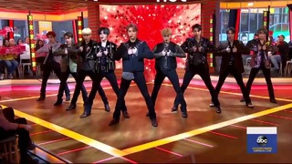 NCT 127 performs a mashup of ‘Cherry Bomb’ and ‘Superhuman’ l GMA