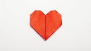 EASY ORIGAMI HEART – Double Sided (Jo Nakashima) – Valentine’s Day