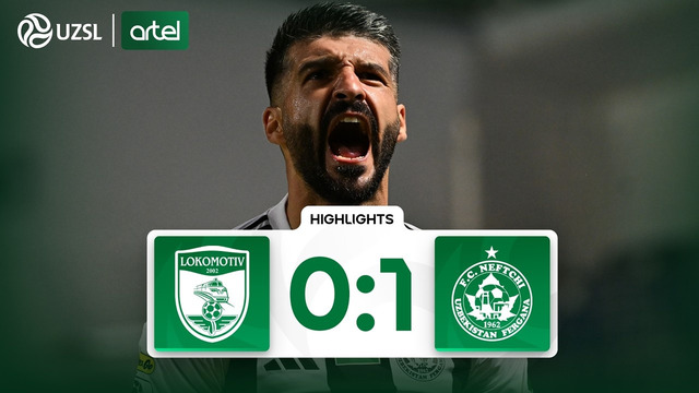Superliga 22-tur. Lokomotiv – Neftchi bahsida kiritilgan gol va xavfli vaziyatlar (Highlights)