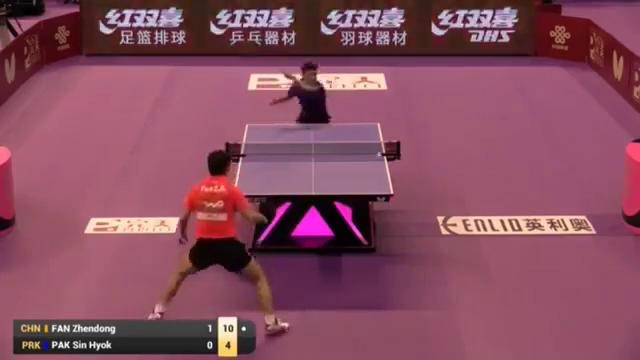 2016 World Championships Highlights- Fan Zhendong vs Pak Sin Hyok