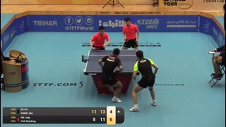 2016 Kuwait Open Highlights- Ma Long-Fan Zhendong vs Zhang Jike-Xu Xin (1-2)