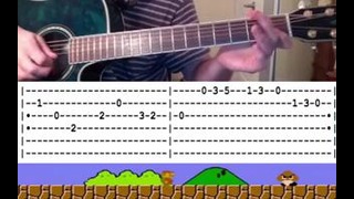 Super Mario tab guitar