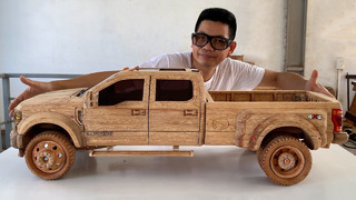 86 Wood Carving – Ford F450 Limited 2022 (2 Months to Complete) – Woodworking Art