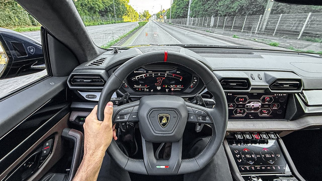NEW 2026 Lamborghini URUS SE POV DRIVE on the German Autobahn! V8 Hybrid BEAST! +SOUND