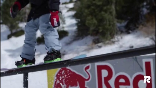 Как сделать 50-50 на сноуборде (How to 50-50 on a snowboard)