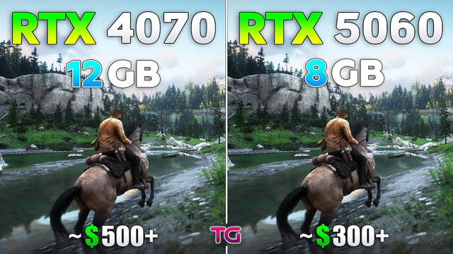 RTX 5060 vs RTX 4070 – Test in 12 Games | 1440p