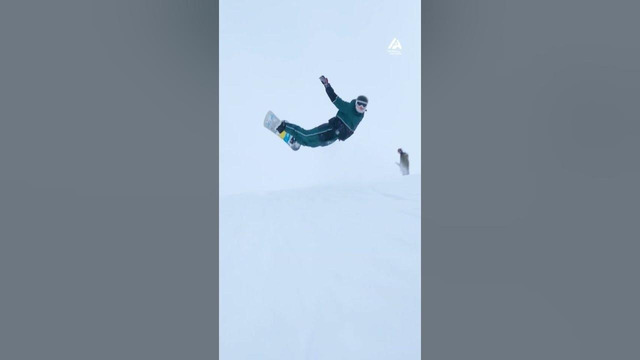 Taking snowboarding to the next level with a horizontal jump
