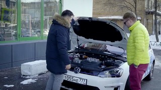 Большой тест-драйв. Электрогольф. Эксплуатация зимой в России. VW E-Golf