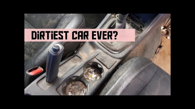 Чистка нереально грязной машины Volvo