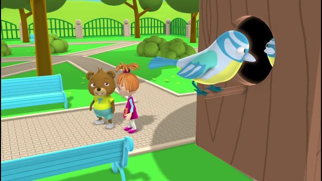 Английский для Детей – Том и Кери 23 – The Funny Bird
