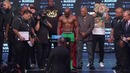 Floyd Mayweather vs. Conor McGregor weigh-in before superfight