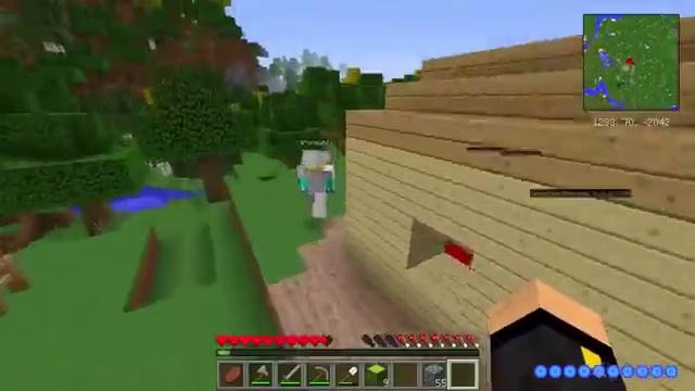 Очень странные деревенские жители в майнкрафте