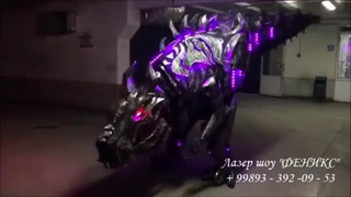Динозавр в Ташкенте – Лазерное шоу Феникс