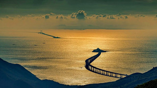 Дорога сквозь океан. Мост Гонконг-Чжухай-Макао. Мегапроекты Китая