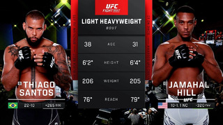 Jamahal Hill vs Thiago Santos | FREE FIGHT | UFC 283
