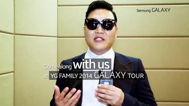 Big Bang в рекламном ролике YG FAMILY 2014 GALAXY TOUR