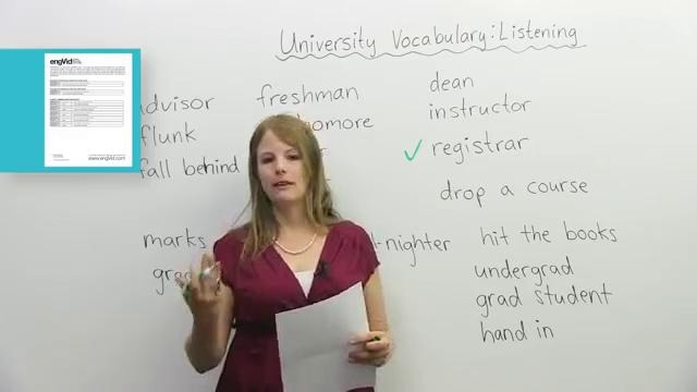 IELTS &amp; TOEFL Listening Practice Academic Vocabulary