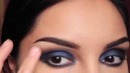Midnight Romance Smokey Blue Eye Makeup Tutorial