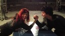 I arm wrestle Billie Joe Armstrong