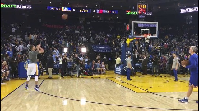 Полная предматчевая разминка Стефена Карри