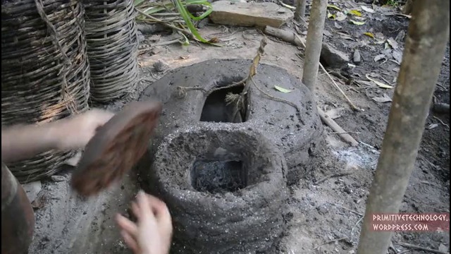 Primitive Technology: Simplified blower and furnace experiments