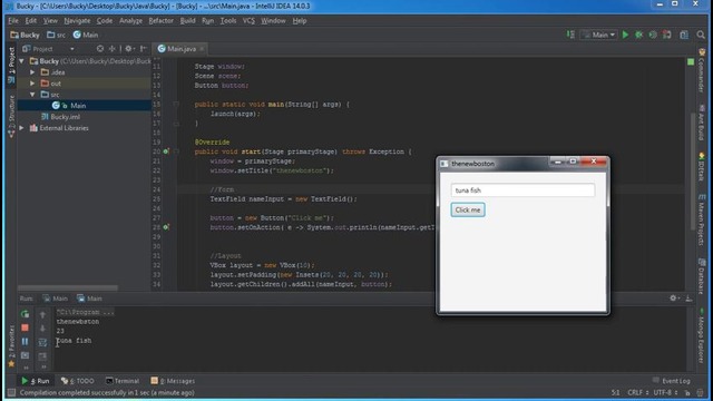 JavaFX Java GUI Tutorial – 10 – Extract and Validate Input – YouTube