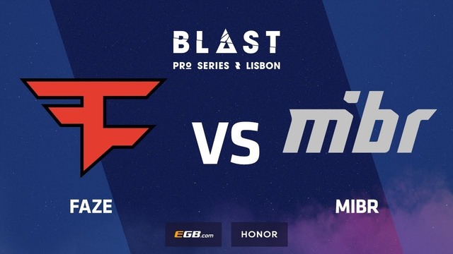 MiBR vs FaZe, mirage, BLAST Pro Series Lisbon 2018