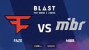 MiBR vs FaZe, mirage, BLAST Pro Series Lisbon 2018