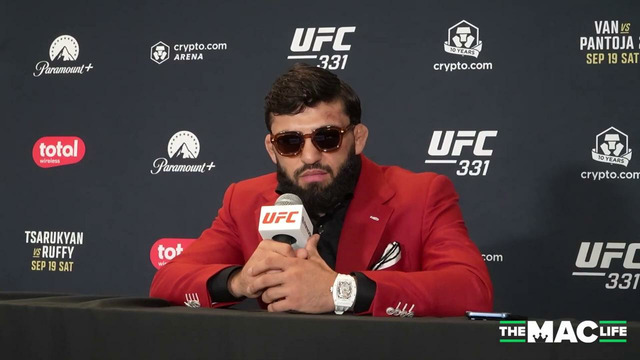 Царукян после боя с Руффи на UFC 331