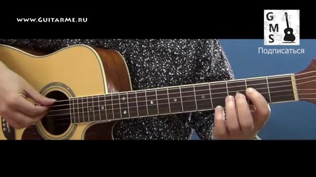Видеурок Риф – на акустической гитаре
