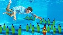 Какую Бутылку Выберешь Ты, Чтобы Выжить под водой