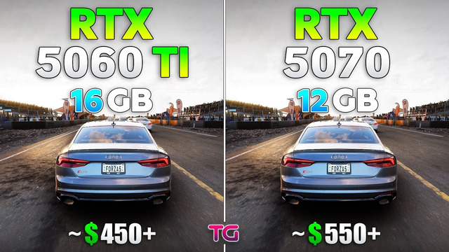 RTX 5060 Ti vs RTX 5070 – Test in 12 Games