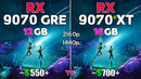 RX 9070 GRE vs RX 9070 XT – Test in 12 Games | 1440p & 4K