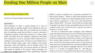 Как прокормить миллион человек на Марсе? [Fraser Cain]