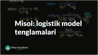 28 Misol: logistik model tenglamalari | Differensial tenglamalar