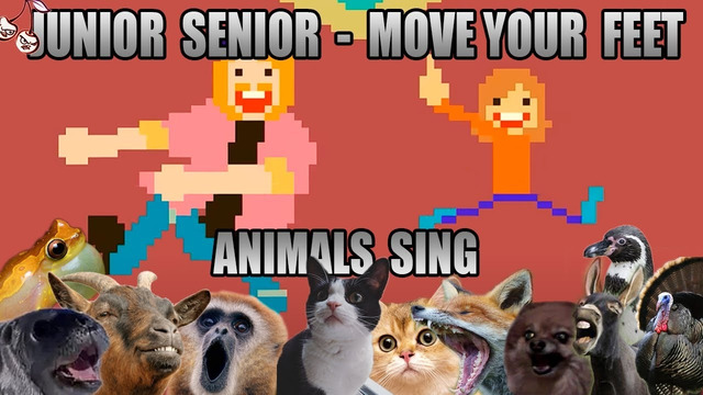 Junior Senior – Move Your Feet (Animal Cover)