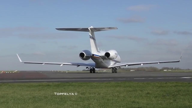 Короткий разбег и энергичный взлёт лучшего бизнес-джета в мире