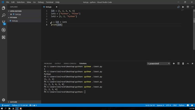 4. Python – List va Tuple