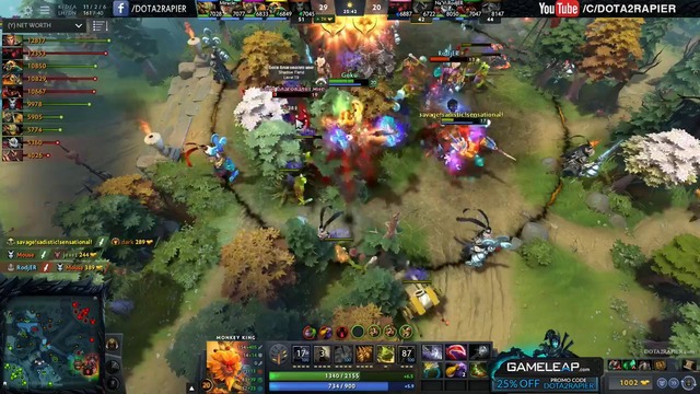 Dota 2 Miracle- Monkey King VS Na`Vi.RodjER Clock