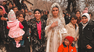 УЗБЕКИСТАН в снегу! Таджикская свадьба В ГОРАХ! КИШЛАЧНАЯ свадьба! ПЛОВ! Едем на УАЗИКАХ
