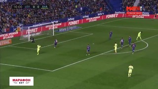 (HD) Леванте – Барселона | Испанская Ла Лига 2018/19 | 16-й тур