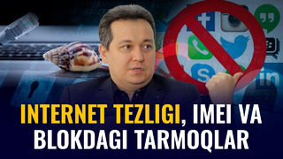 Vazir — bloklangan TikTok, IMEI va internet tezligi haqida