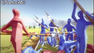 Реакции Летсплейщиков“ на Неожиданную Победу из Totally Accurate Battle Simulator