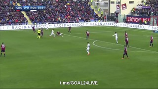 (HD) Кротоне – Рома | Итальянская Серия А 2017/18 | 29-й тур